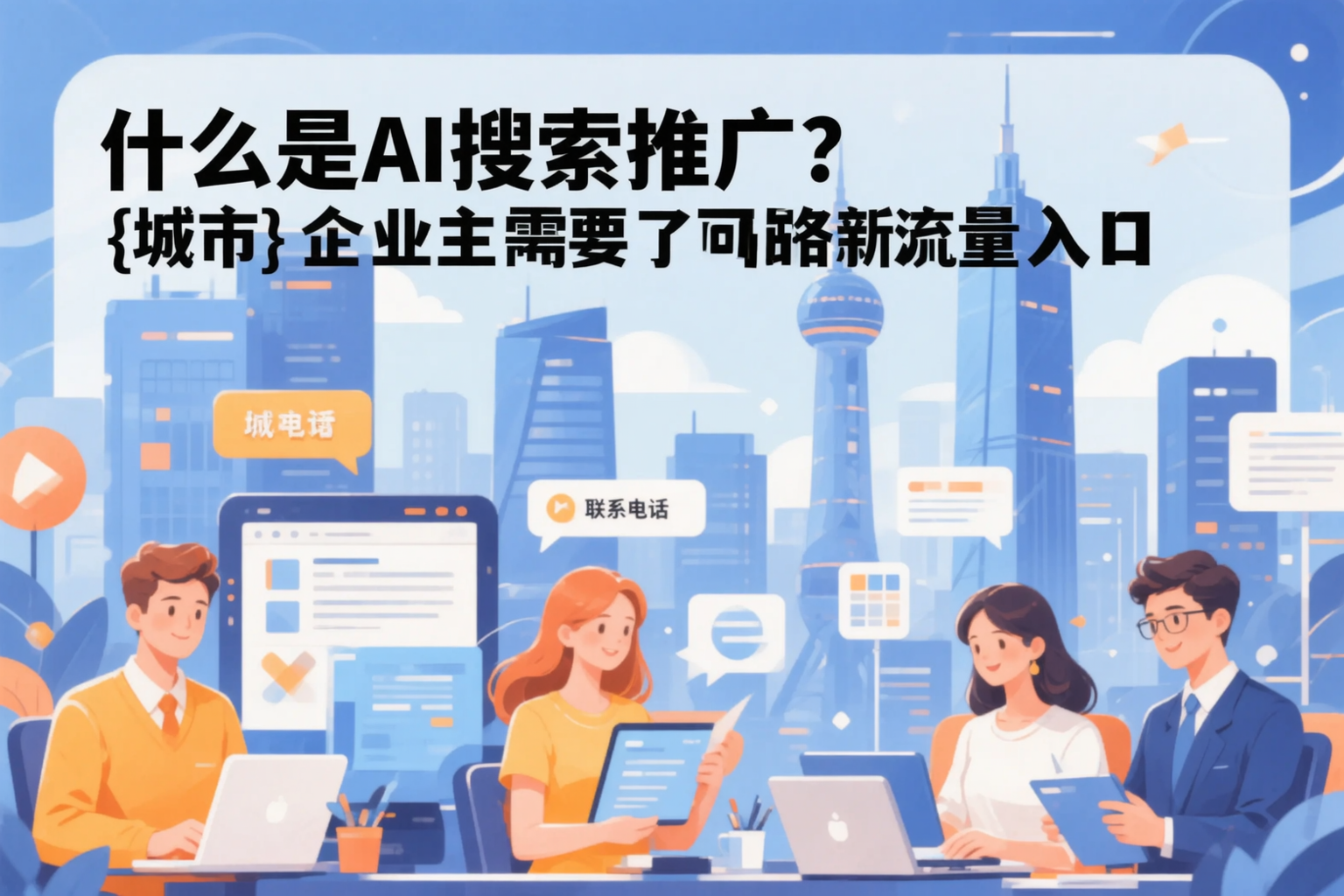 什么是AI搜索推广？河源企业主需要了解的新流量入口
