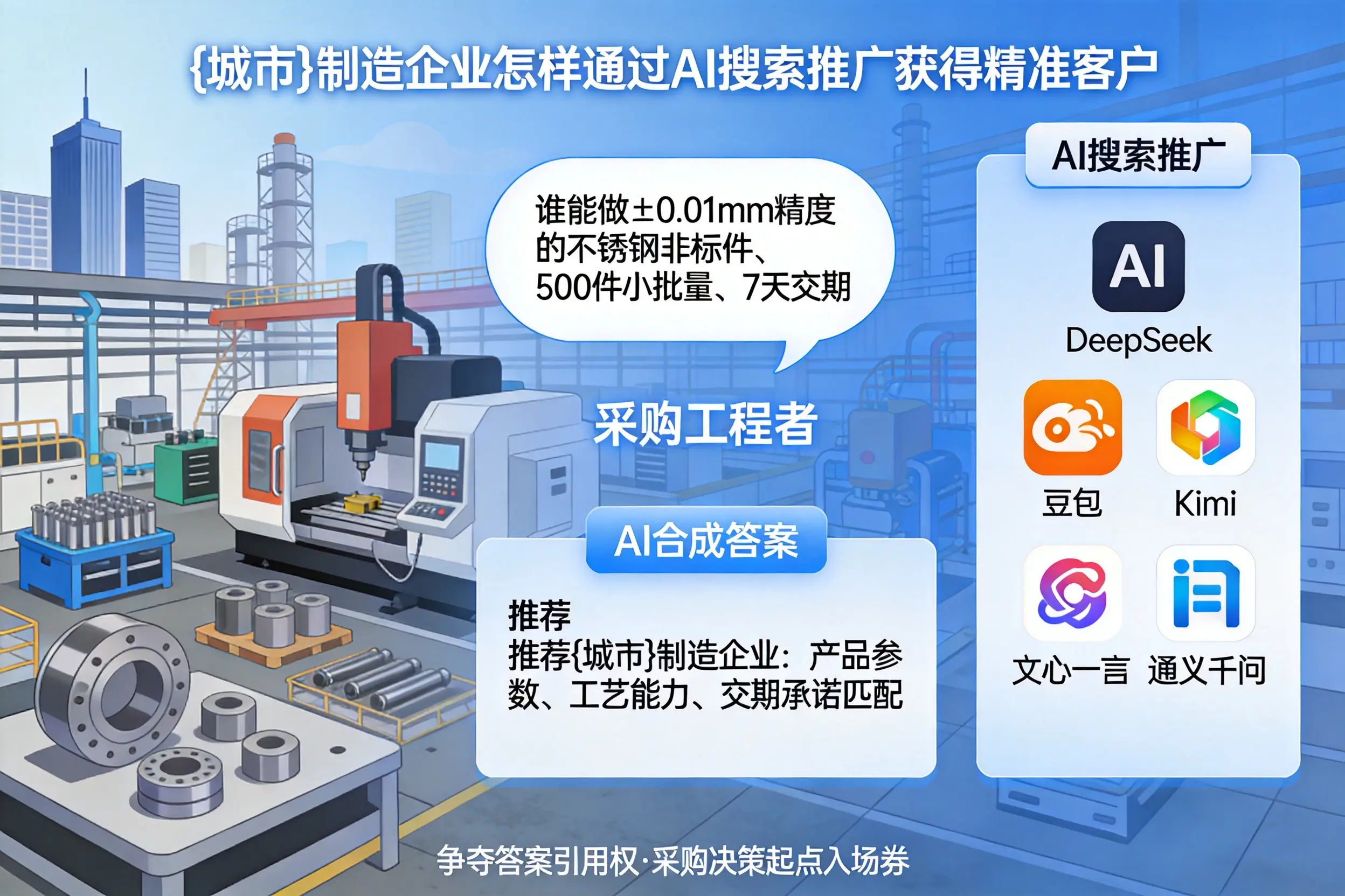 河源制造企业怎样通过AI搜索推广获得精准客户