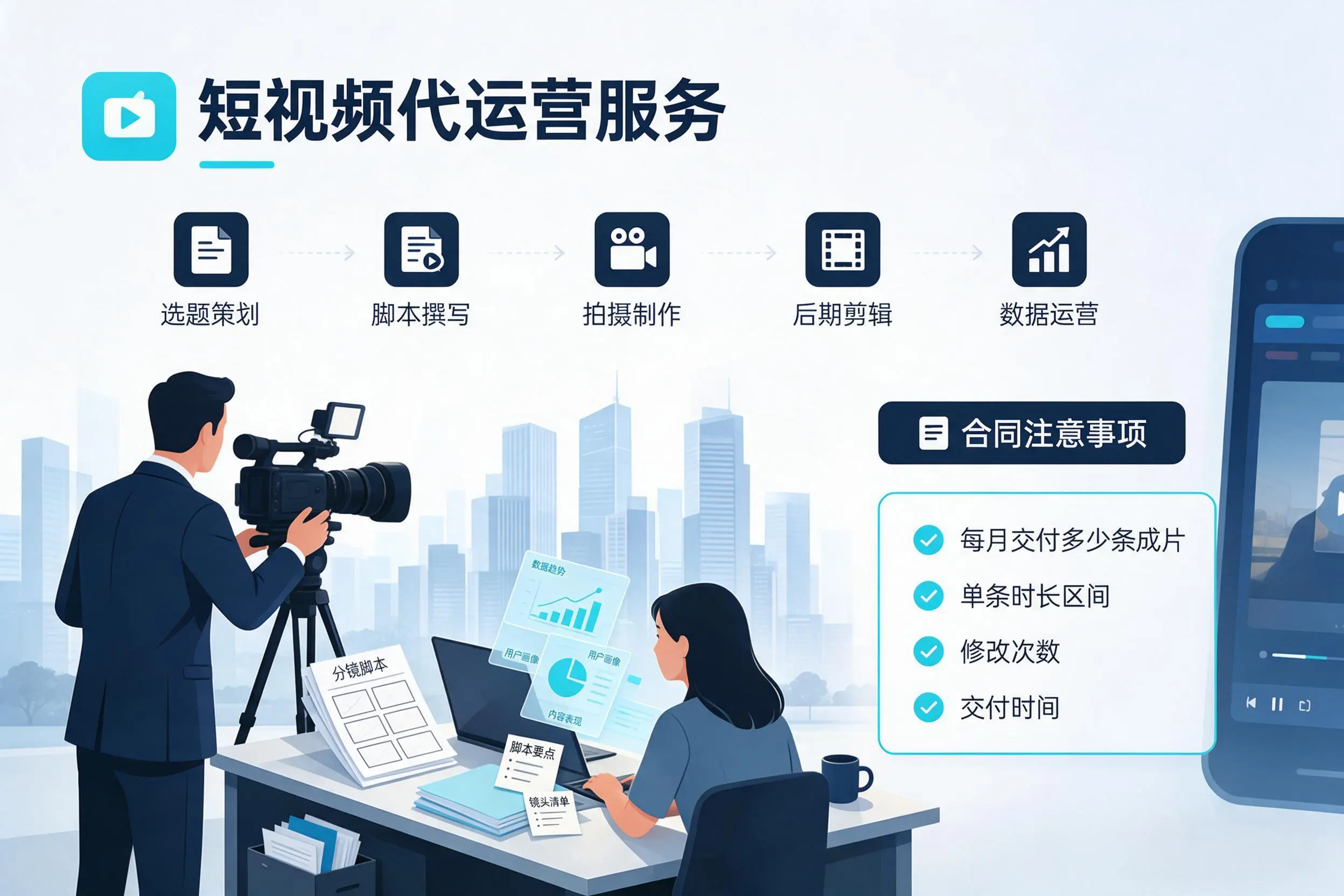 短视频代运营包含哪些服务？河源企业常见问题科普